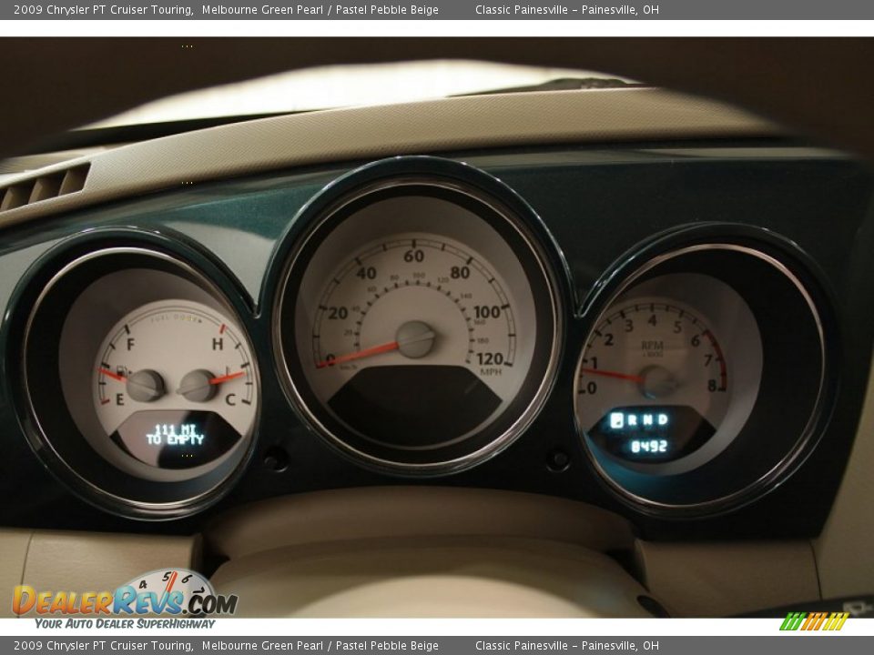 2009 Chrysler PT Cruiser Touring Melbourne Green Pearl / Pastel Pebble Beige Photo #8