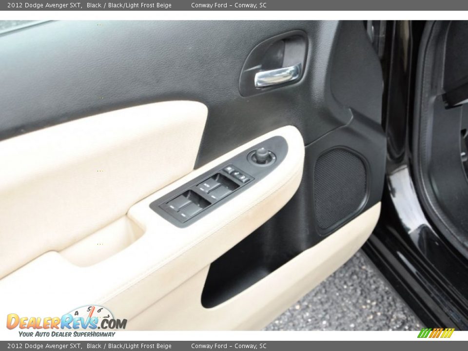 2012 Dodge Avenger SXT Black / Black/Light Frost Beige Photo #15