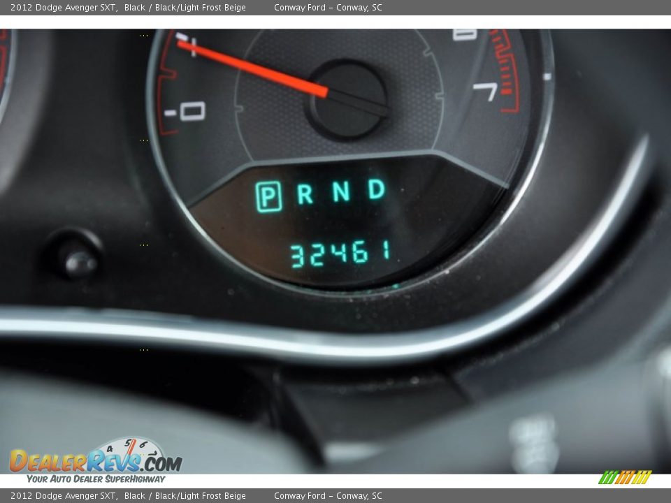 2012 Dodge Avenger SXT Black / Black/Light Frost Beige Photo #20