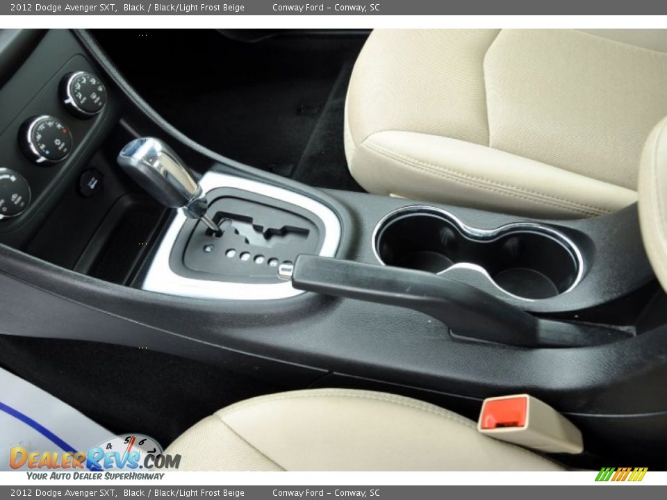 2012 Dodge Avenger SXT Black / Black/Light Frost Beige Photo #23