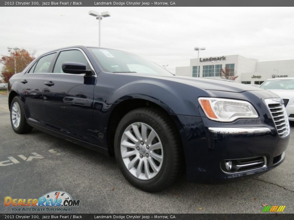 2013 Chrysler 300 Jazz Blue Pearl / Black Photo #4