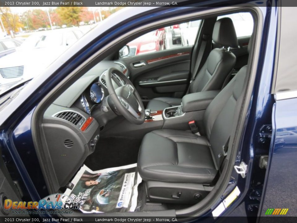 2013 Chrysler 300 Jazz Blue Pearl / Black Photo #6