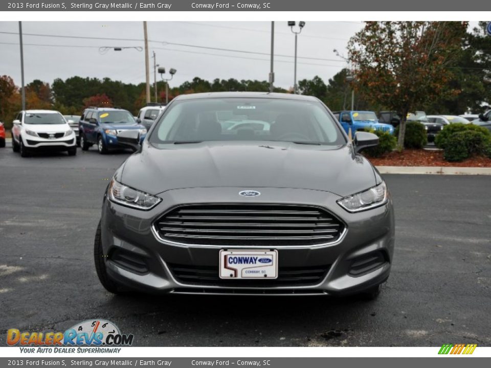 2013 Ford Fusion S Sterling Gray Metallic / Earth Gray Photo #2