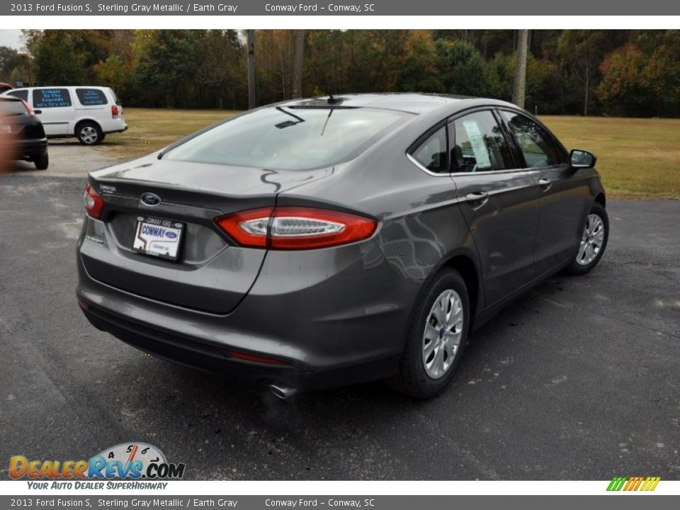 2013 Ford Fusion S Sterling Gray Metallic / Earth Gray Photo #5