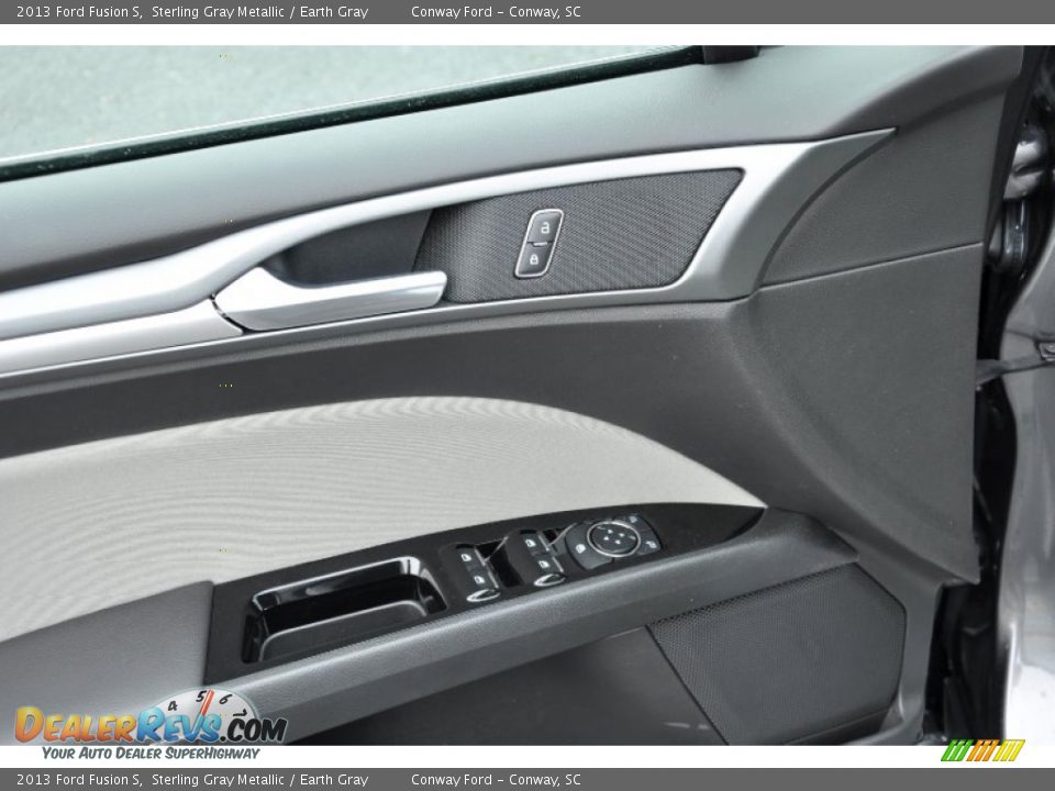 2013 Ford Fusion S Sterling Gray Metallic / Earth Gray Photo #15