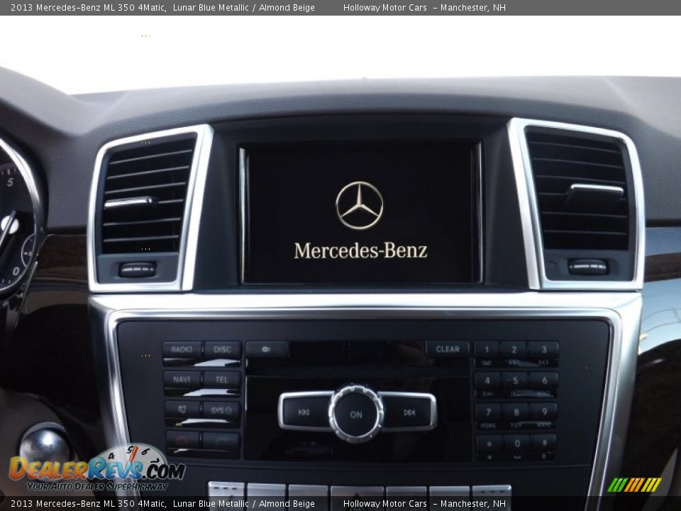 2013 Mercedes-Benz ML 350 4Matic Lunar Blue Metallic / Almond Beige Photo #9