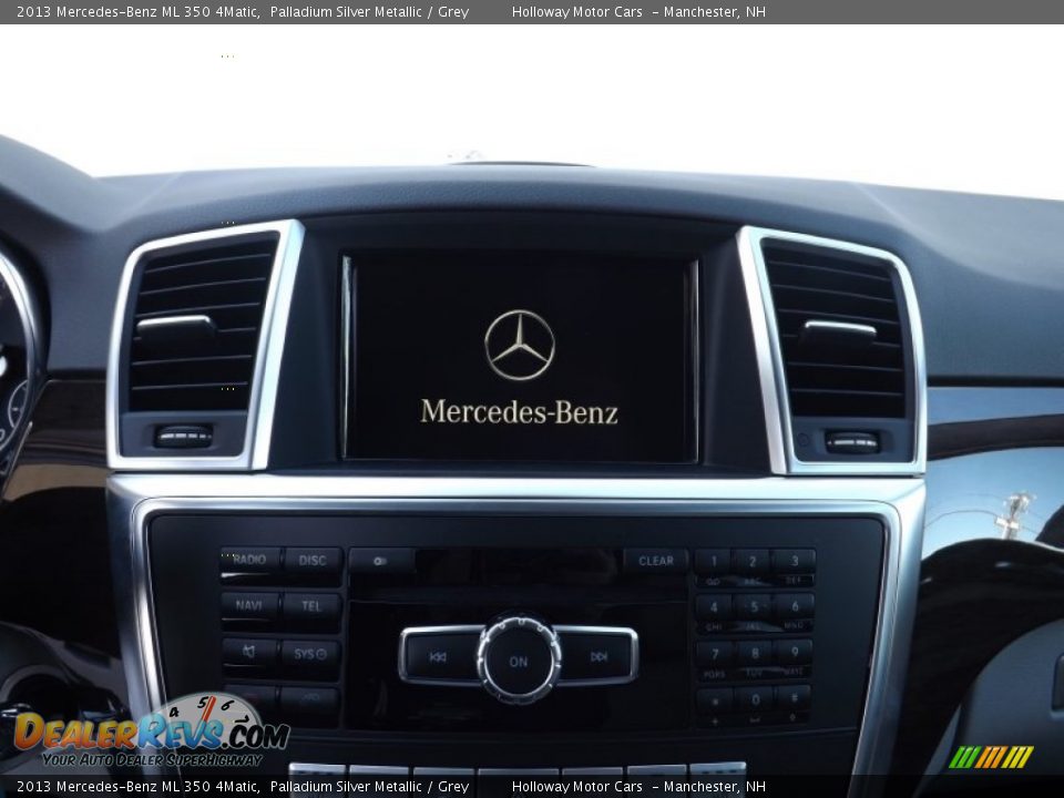 2013 Mercedes-Benz ML 350 4Matic Palladium Silver Metallic / Grey Photo #9