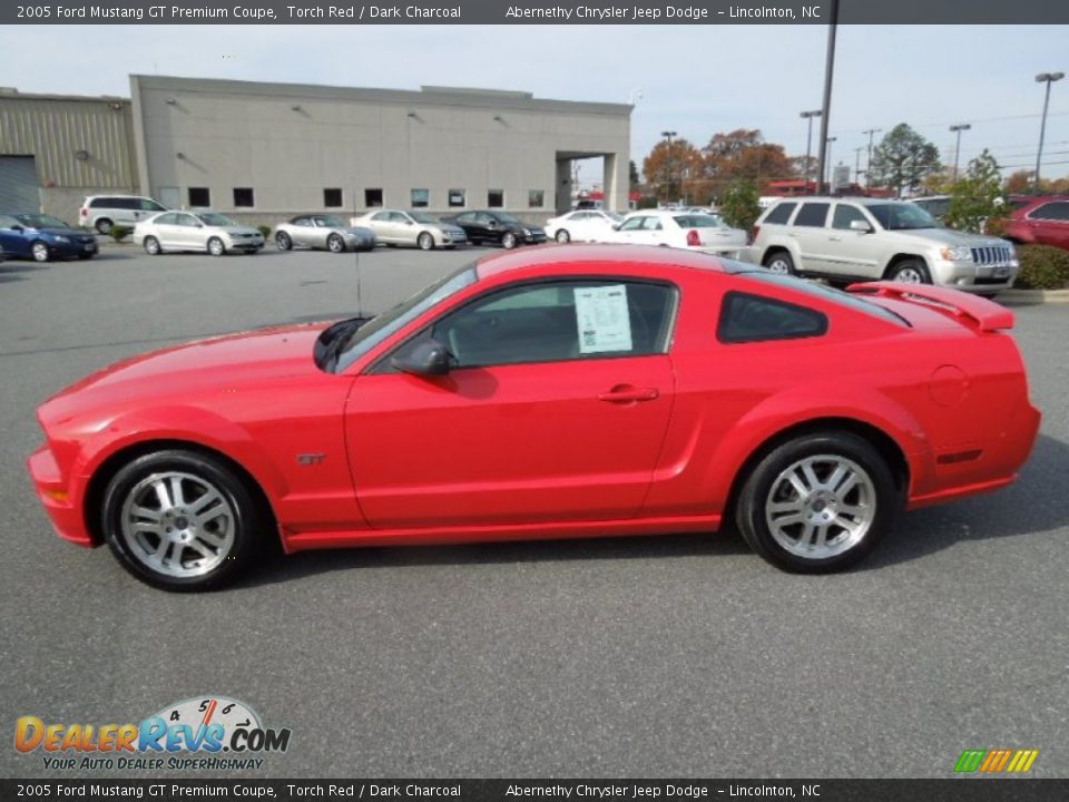 Torch Red 2005 Ford Mustang GT Premium Coupe Photo #2