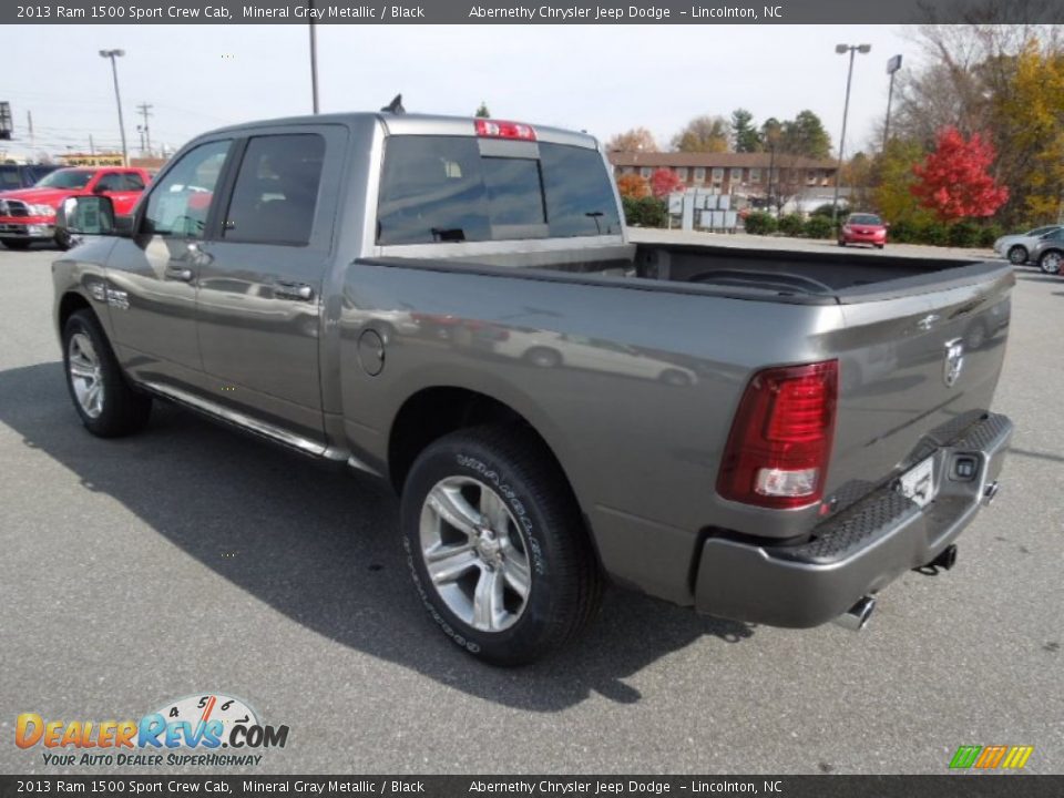 2013 Ram 1500 Sport Crew Cab Mineral Gray Metallic / Black Photo #5