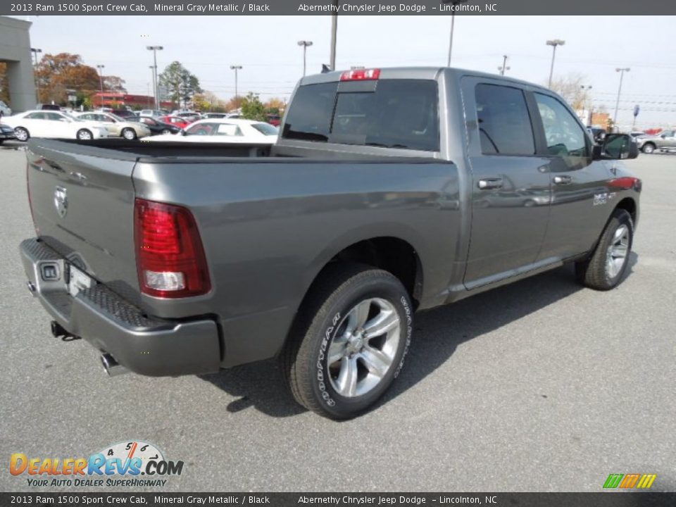 2013 Ram 1500 Sport Crew Cab Mineral Gray Metallic / Black Photo #6