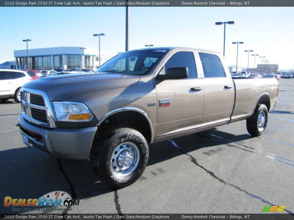 2010 Dodge Ram 2500 ST Crew Cab 4x4 Austin Tan Pearl / Dark Slate/Medium Graystone Photo #3