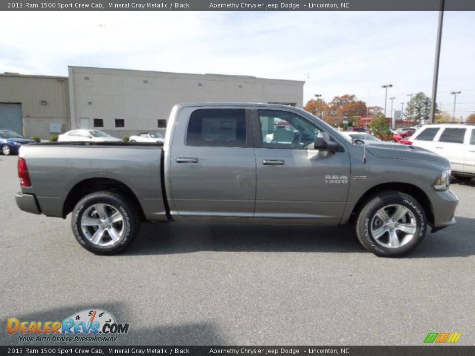 2013 Ram 1500 Sport Crew Cab Mineral Gray Metallic / Black Photo #7