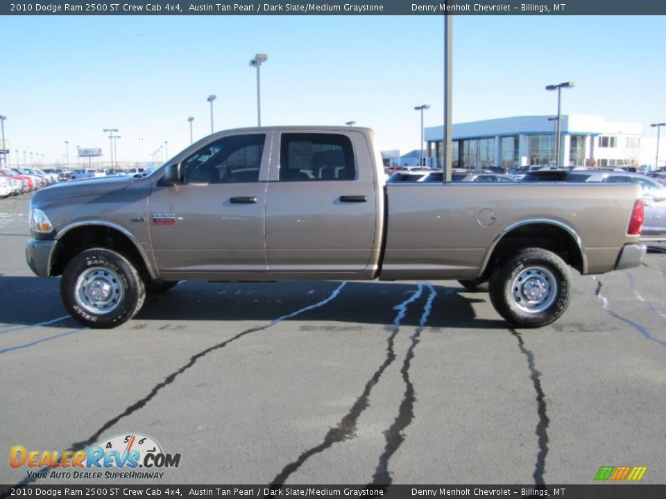 2010 Dodge Ram 2500 ST Crew Cab 4x4 Austin Tan Pearl / Dark Slate/Medium Graystone Photo #4
