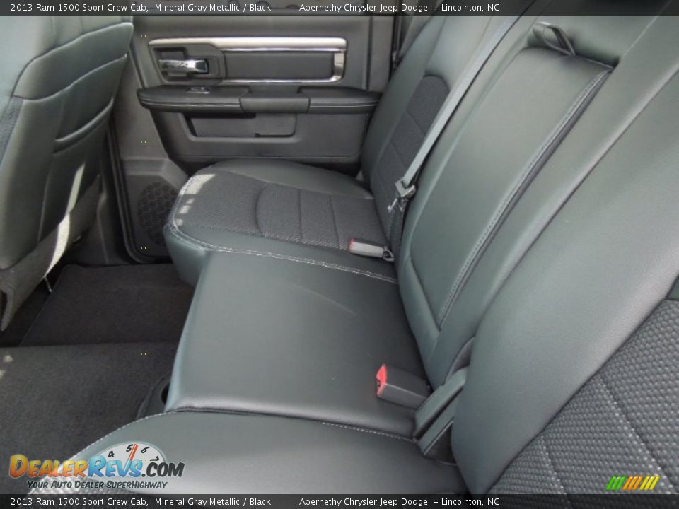 Rear Seat of 2013 Ram 1500 Sport Crew Cab Photo #19