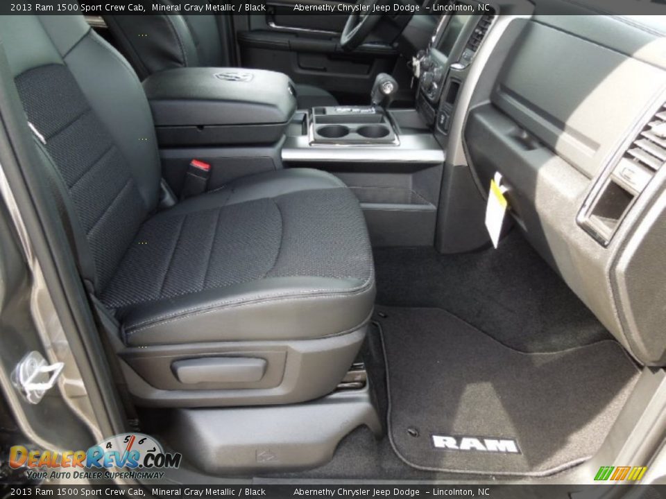 Front Seat of 2013 Ram 1500 Sport Crew Cab Photo #24