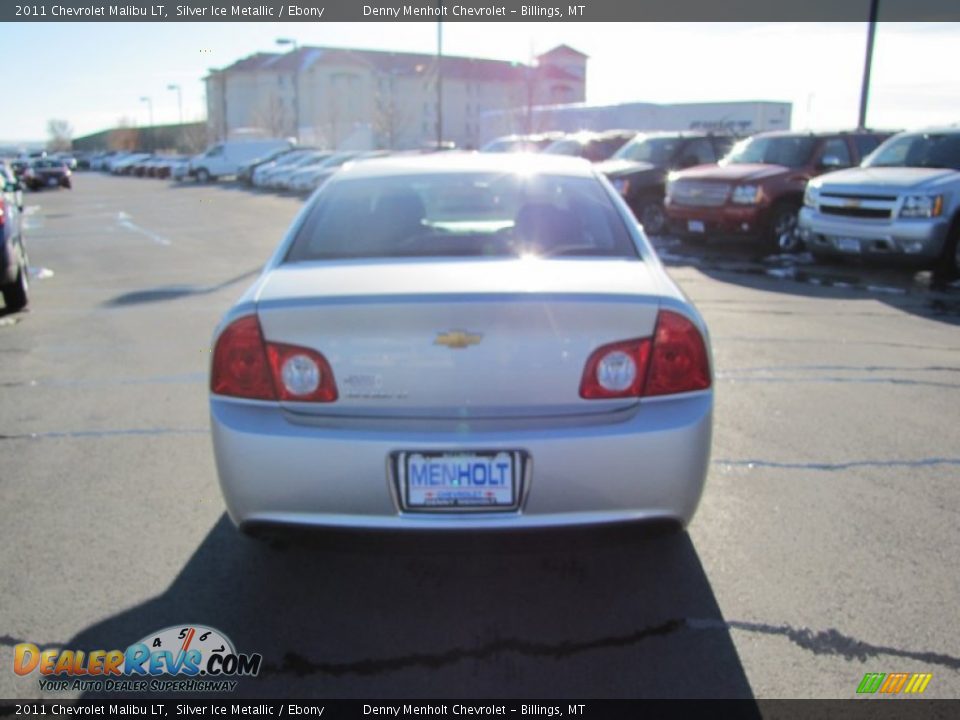 2011 Chevrolet Malibu LT Silver Ice Metallic / Ebony Photo #6
