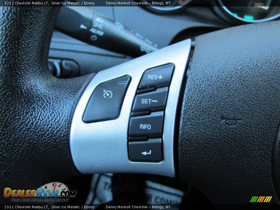 2011 Chevrolet Malibu LT Silver Ice Metallic / Ebony Photo #18