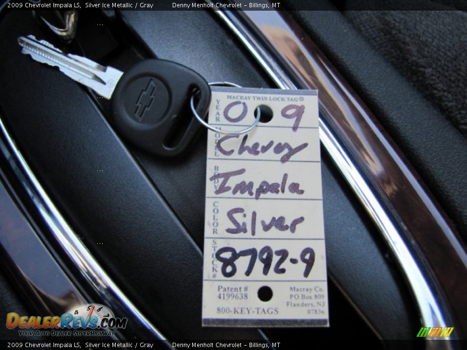 2009 Chevrolet Impala LS Silver Ice Metallic / Gray Photo #23