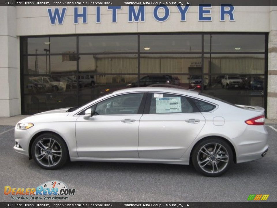 2013 Ford Fusion Titanium Ingot Silver Metallic / Charcoal Black Photo #1