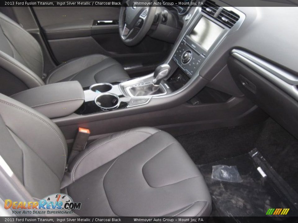 Charcoal Black Interior - 2013 Ford Fusion Titanium Photo #5