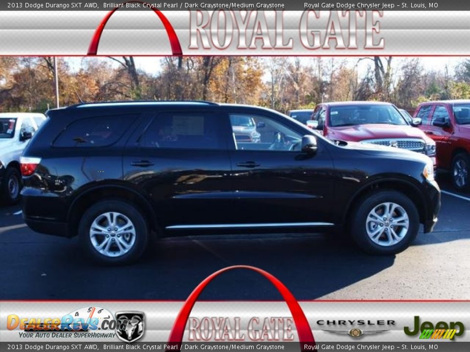 2013 Dodge Durango SXT AWD Brilliant Black Crystal Pearl / Dark Graystone/Medium Graystone Photo #1