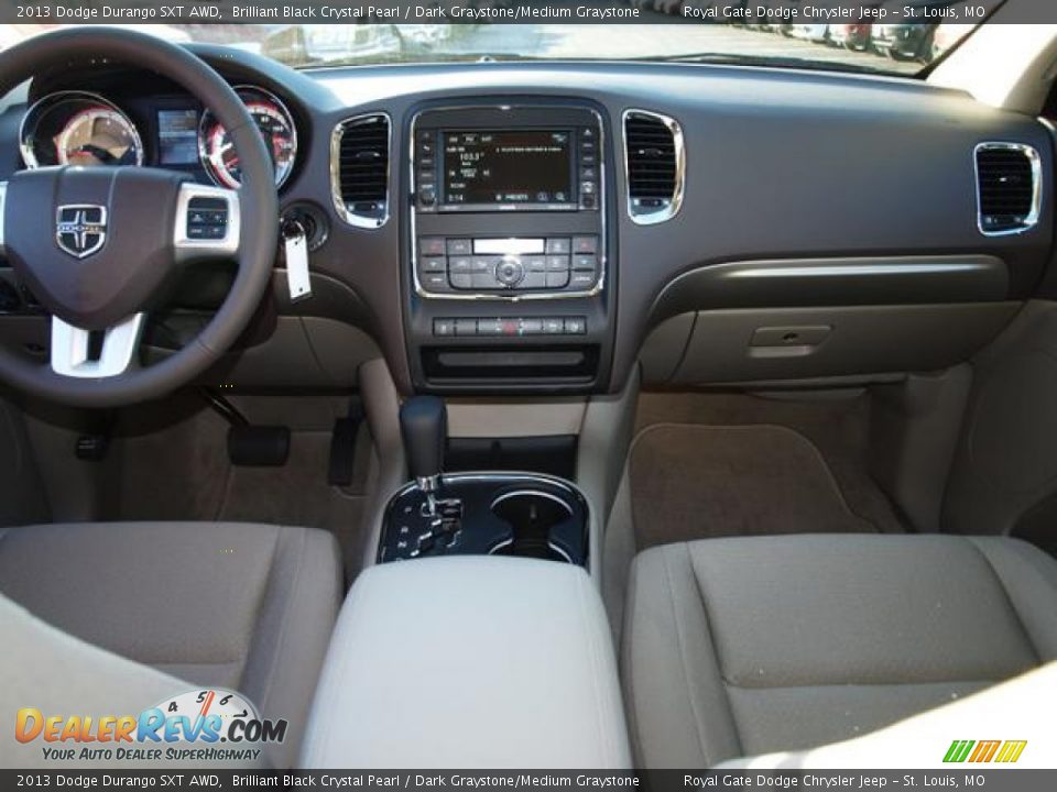 2013 Dodge Durango SXT AWD Brilliant Black Crystal Pearl / Dark Graystone/Medium Graystone Photo #5