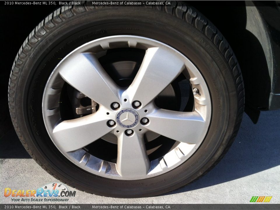 2010 Mercedes-Benz ML 350 Black / Black Photo #4