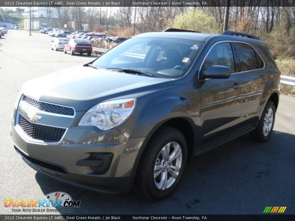 2013 Chevrolet Equinox LT AWD Steel Green Metallic / Jet Black Photo #4