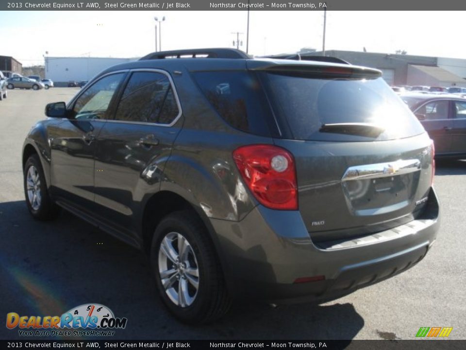 2013 Chevrolet Equinox LT AWD Steel Green Metallic / Jet Black Photo #6