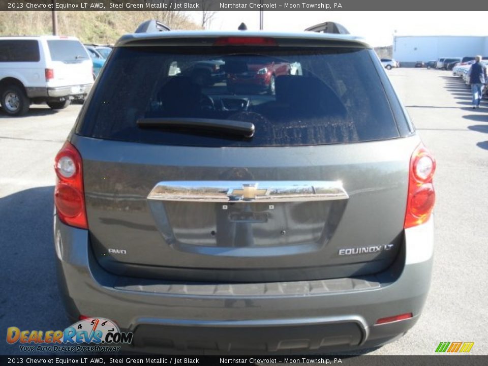 2013 Chevrolet Equinox LT AWD Steel Green Metallic / Jet Black Photo #7