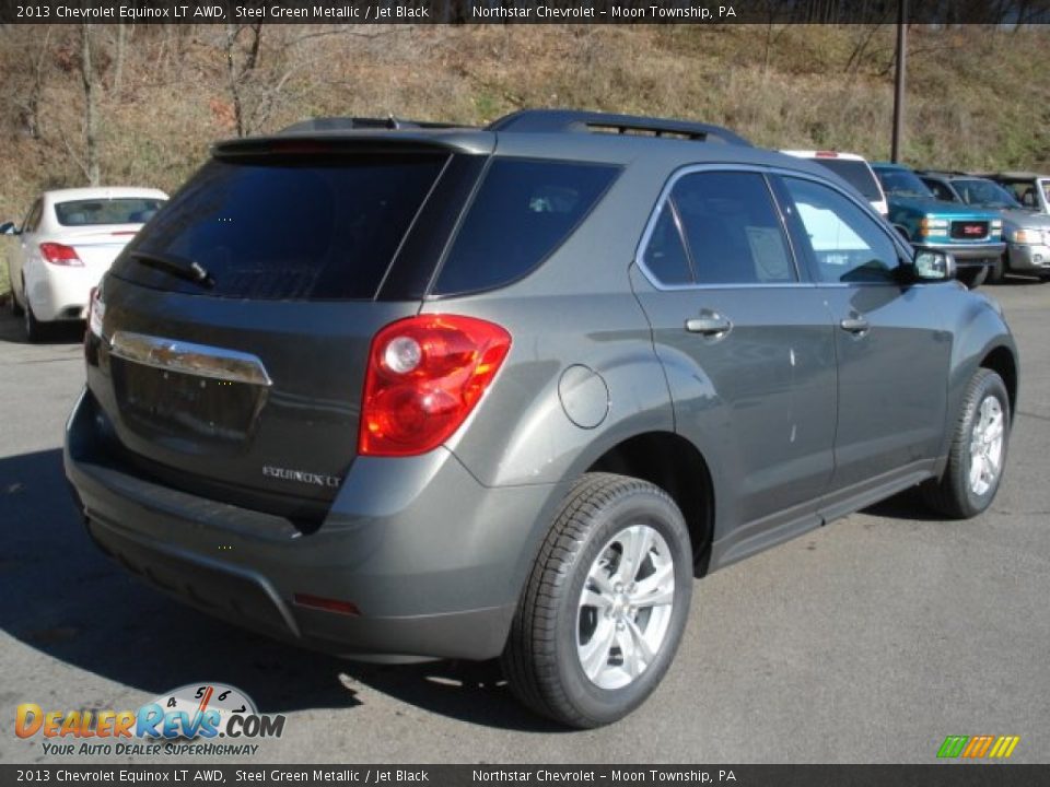 2013 Chevrolet Equinox LT AWD Steel Green Metallic / Jet Black Photo #8