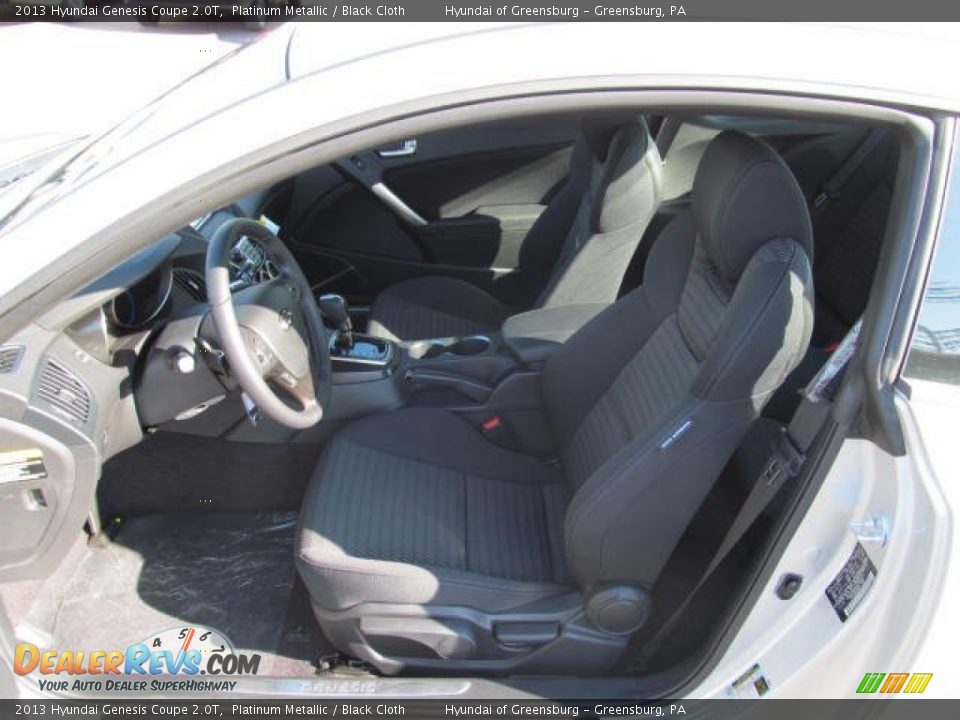 2013 Hyundai Genesis Coupe 2.0T Platinum Metallic / Black Cloth Photo #6