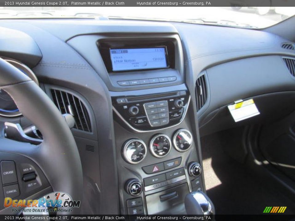 2013 Hyundai Genesis Coupe 2.0T Platinum Metallic / Black Cloth Photo #8