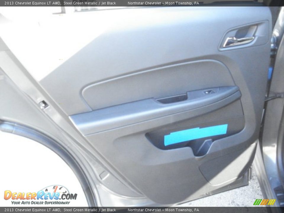 2013 Chevrolet Equinox LT AWD Steel Green Metallic / Jet Black Photo #14