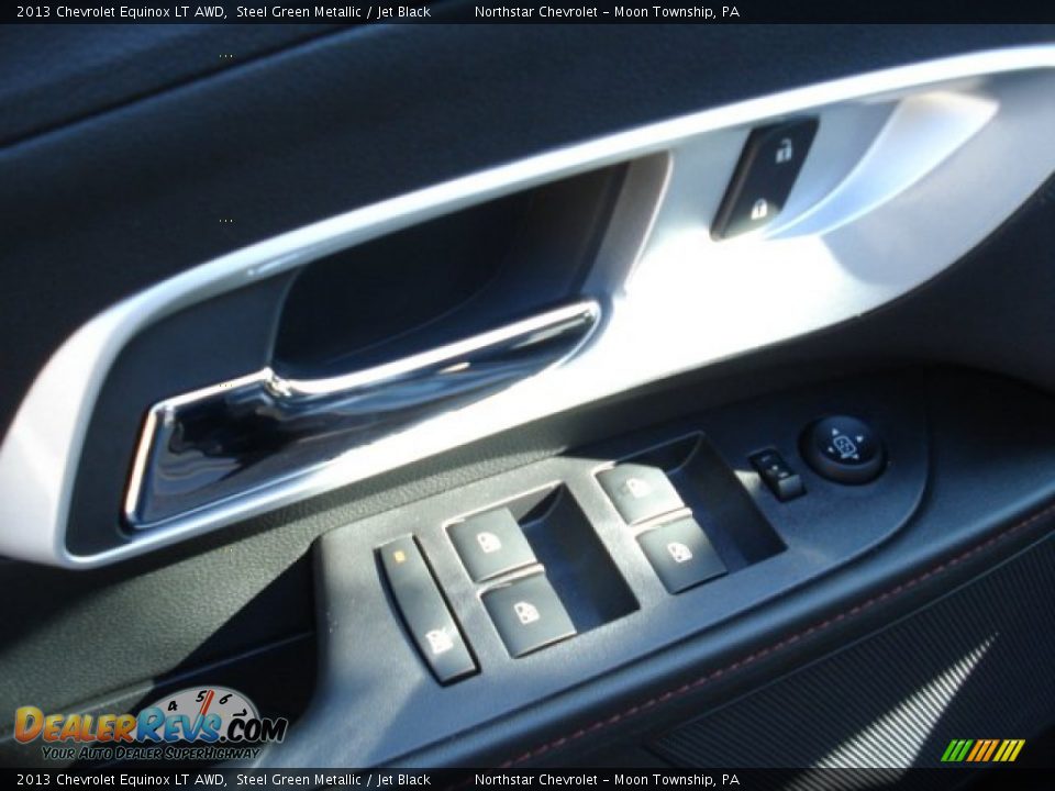 2013 Chevrolet Equinox LT AWD Steel Green Metallic / Jet Black Photo #15
