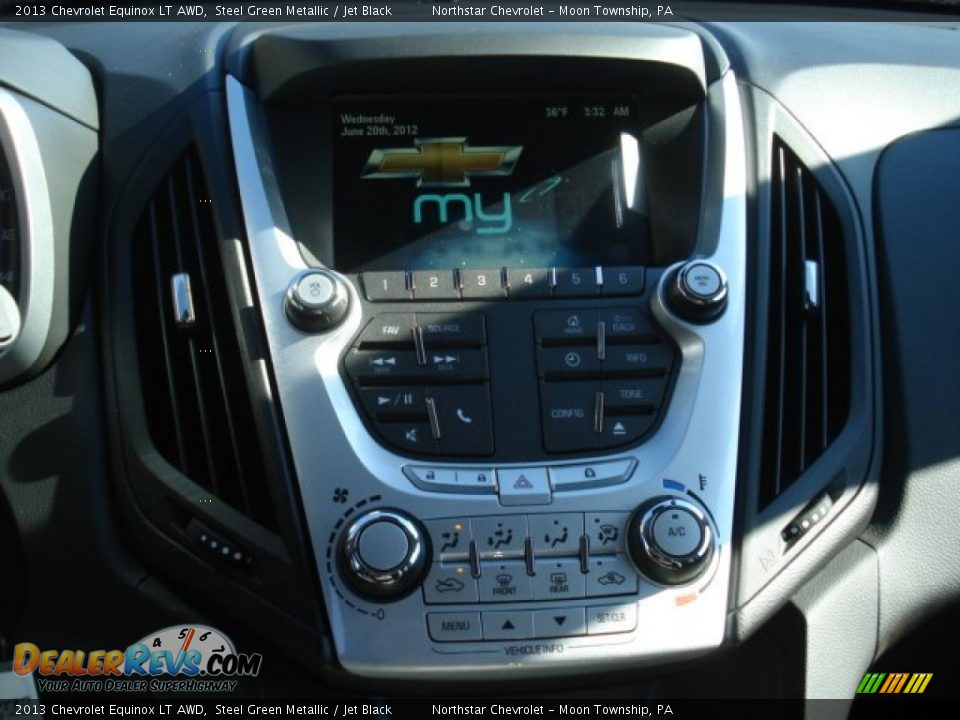 2013 Chevrolet Equinox LT AWD Steel Green Metallic / Jet Black Photo #16