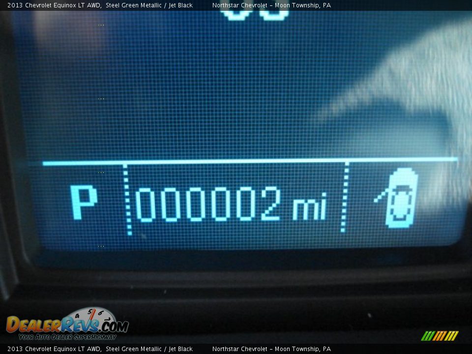 2013 Chevrolet Equinox LT AWD Steel Green Metallic / Jet Black Photo #19