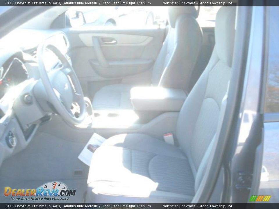 2013 Chevrolet Traverse LS AWD Atlantis Blue Metallic / Dark Titanium/Light Titanium Photo #11