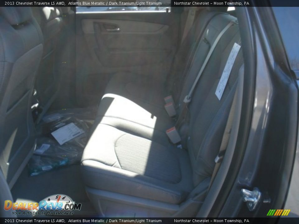 2013 Chevrolet Traverse LS AWD Atlantis Blue Metallic / Dark Titanium/Light Titanium Photo #13