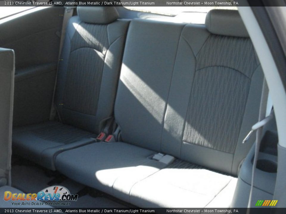 2013 Chevrolet Traverse LS AWD Atlantis Blue Metallic / Dark Titanium/Light Titanium Photo #14