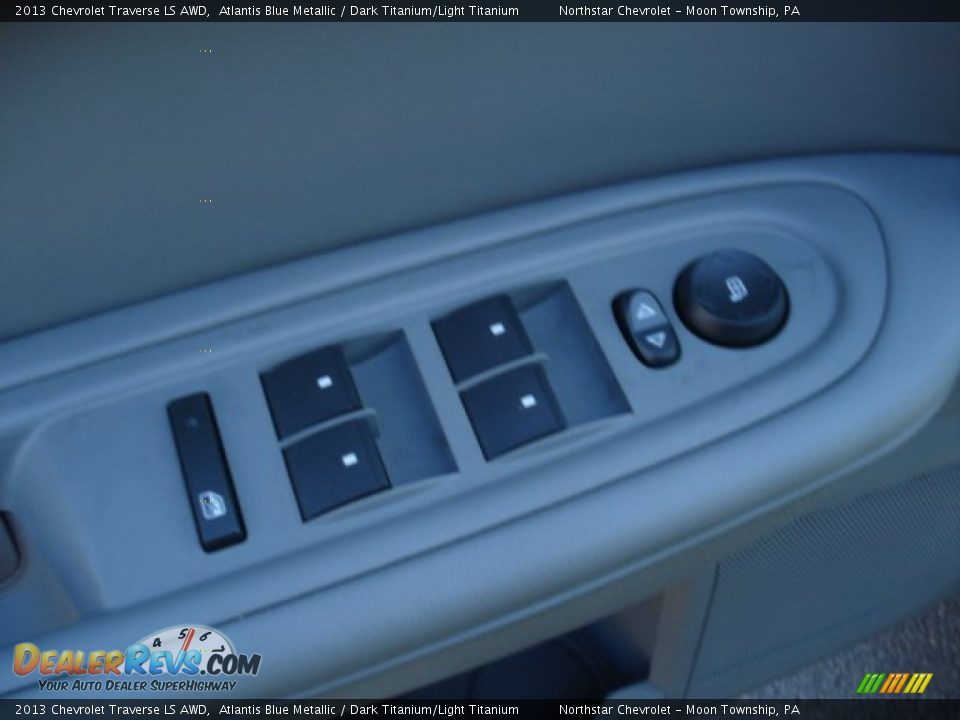 2013 Chevrolet Traverse LS AWD Atlantis Blue Metallic / Dark Titanium/Light Titanium Photo #15