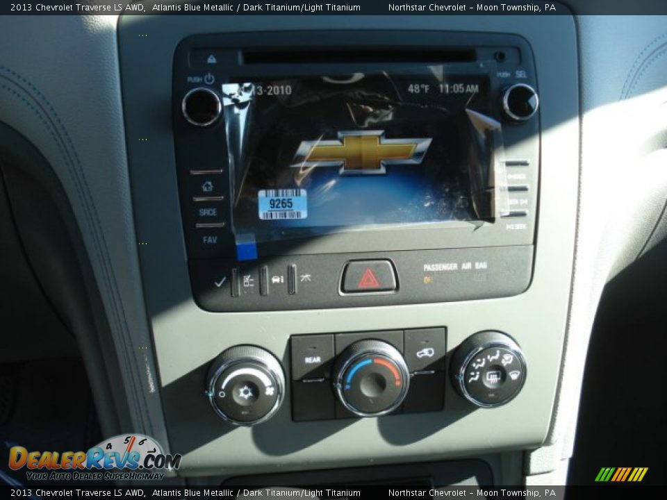 2013 Chevrolet Traverse LS AWD Atlantis Blue Metallic / Dark Titanium/Light Titanium Photo #16
