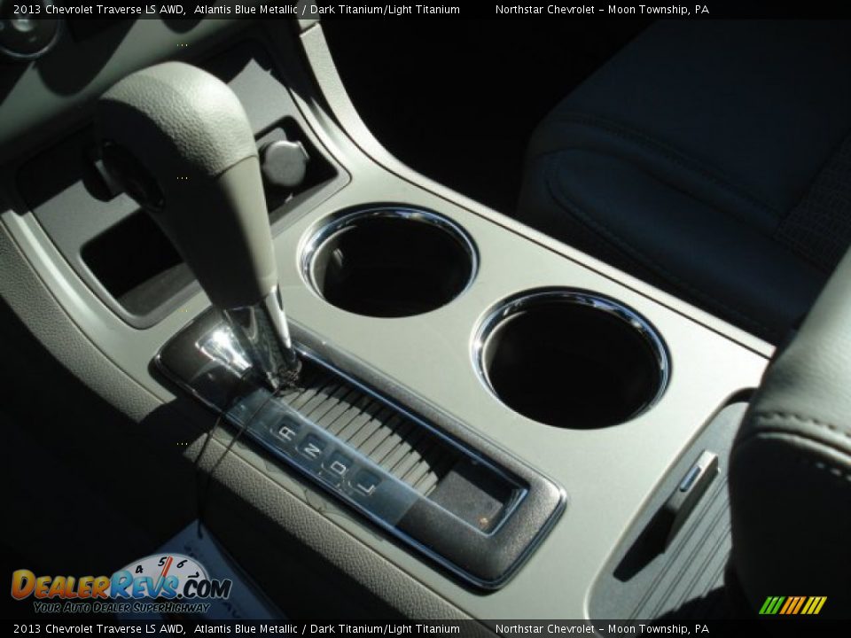 2013 Chevrolet Traverse LS AWD Atlantis Blue Metallic / Dark Titanium/Light Titanium Photo #17