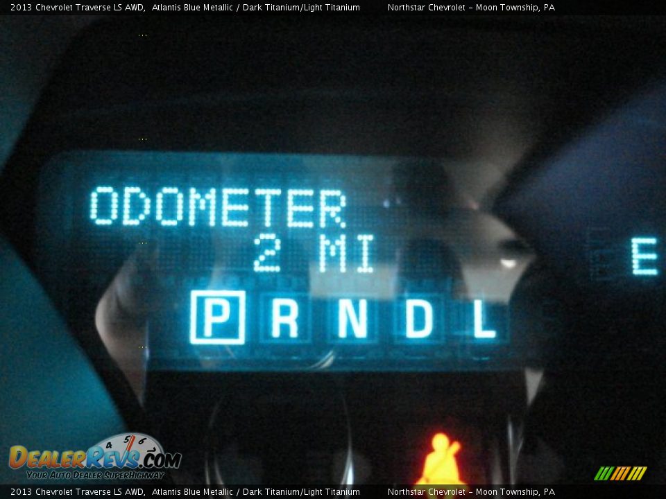 2013 Chevrolet Traverse LS AWD Atlantis Blue Metallic / Dark Titanium/Light Titanium Photo #19