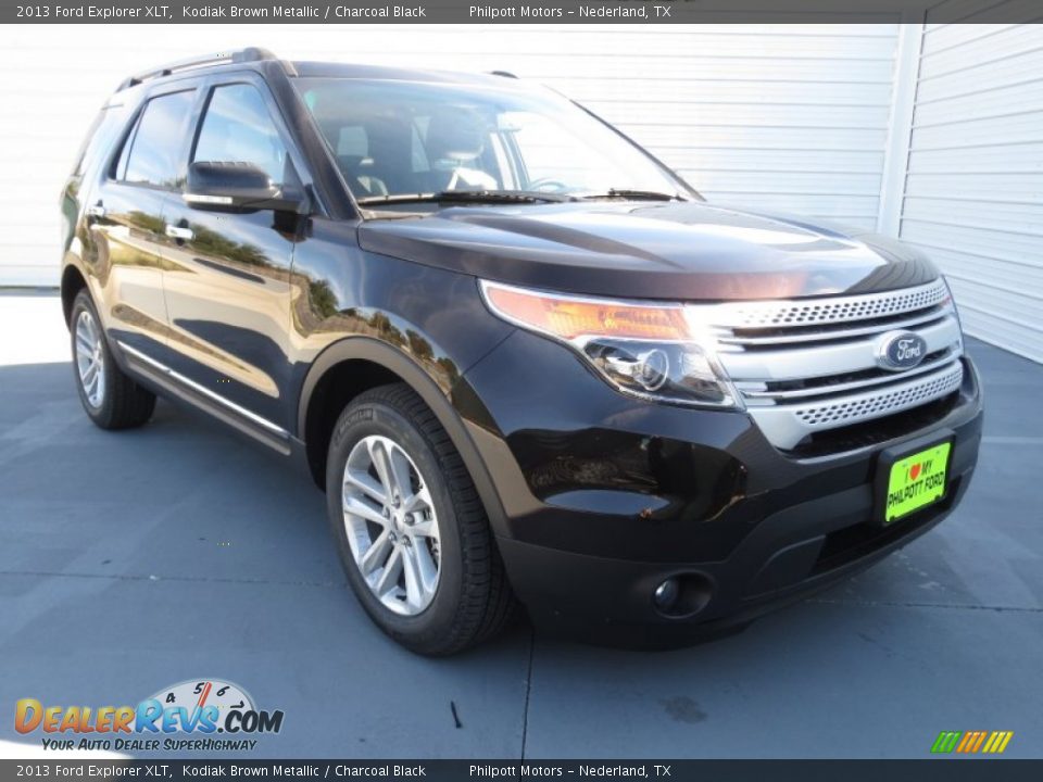 2013 Ford Explorer XLT Kodiak Brown Metallic / Charcoal Black Photo #1