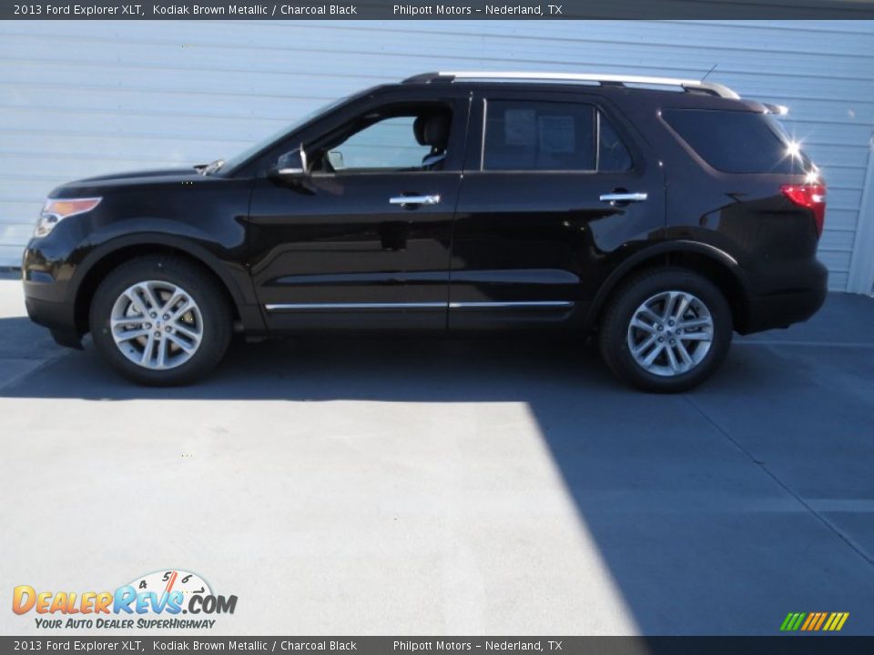 2013 Ford Explorer XLT Kodiak Brown Metallic / Charcoal Black Photo #5