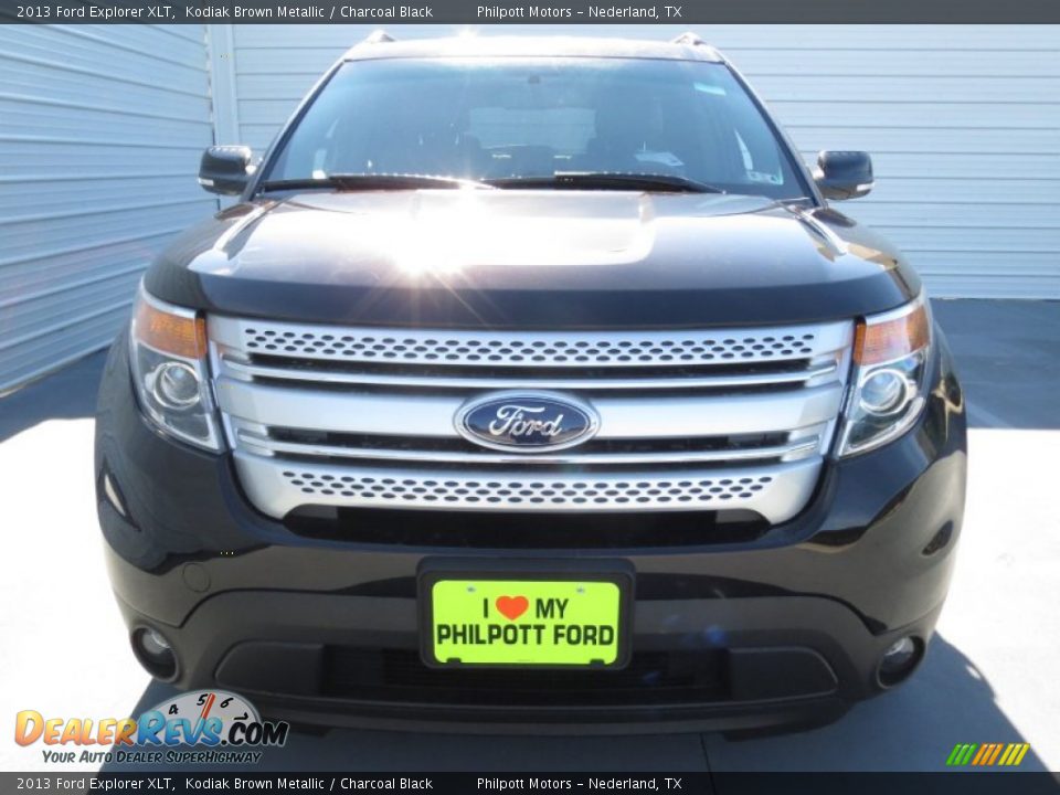 2013 Ford Explorer XLT Kodiak Brown Metallic / Charcoal Black Photo #7