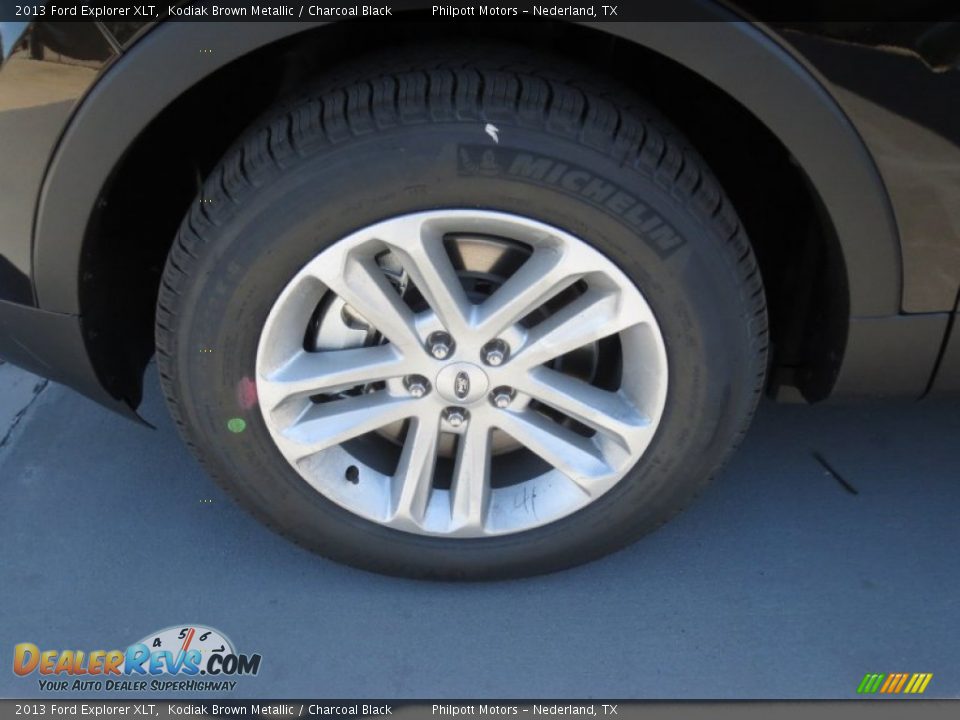 2013 Ford Explorer XLT Kodiak Brown Metallic / Charcoal Black Photo #10