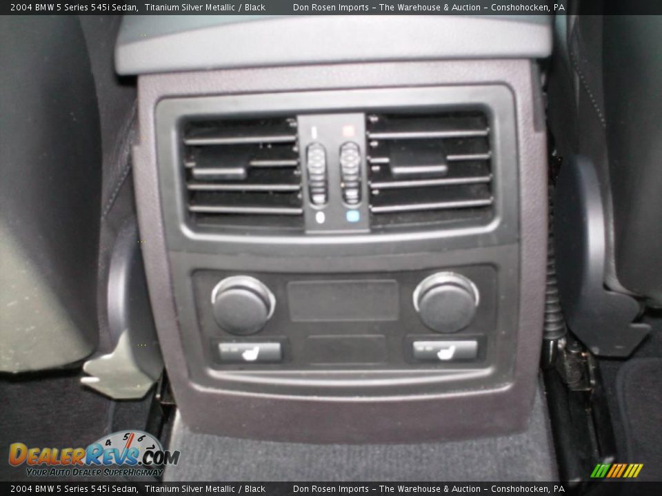 2004 BMW 5 Series 545i Sedan Titanium Silver Metallic / Black Photo #33