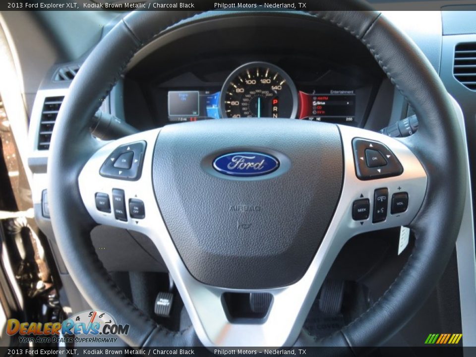 2013 Ford Explorer XLT Kodiak Brown Metallic / Charcoal Black Photo #29